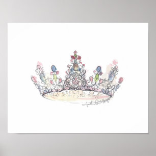 Affiche Jewel Crown par Heather French Henry