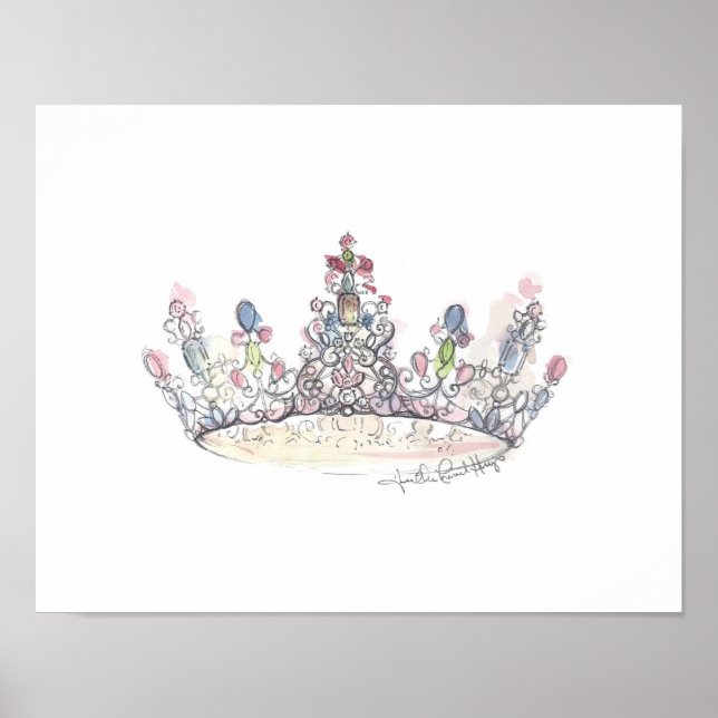 Affiche Jewel Crown par Heather French Henry (Devant)