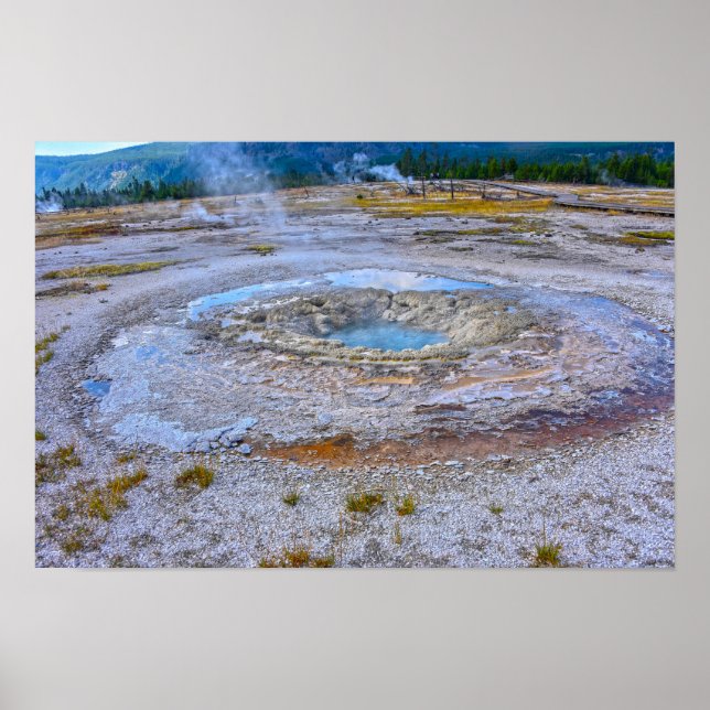 Affiche Jewel Geyser, Parc national de Yellowstone (Devant)