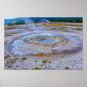 Affiche Jewel Geyser, Parc national de Yellowstone