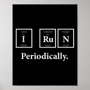 Affiche J'Exécute Périodiquement Science Nerd Enseignant R