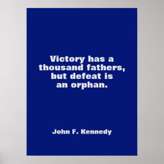 Affiche JFK John F. Kennedy Citation Inspiration Motivatio