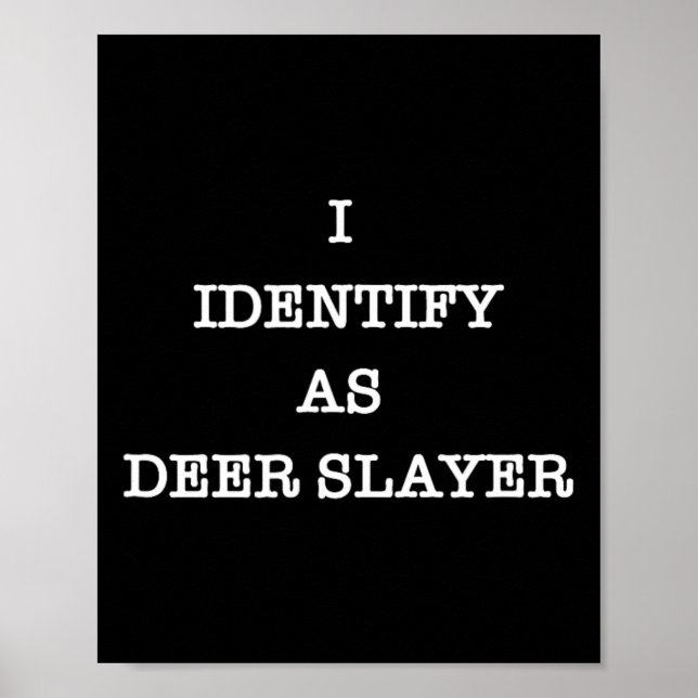 Affiche J'Identifie Comme Chasse À La Chasse À La Couche D (Devant)