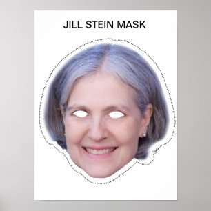 Affiche Jill Stein Mask