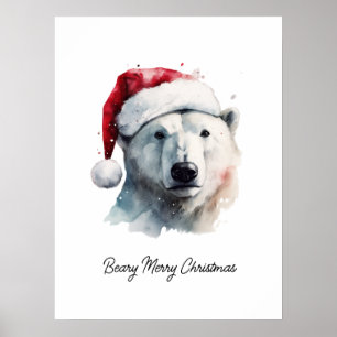 Affiche Jingle Bear Joy, personnalisé
