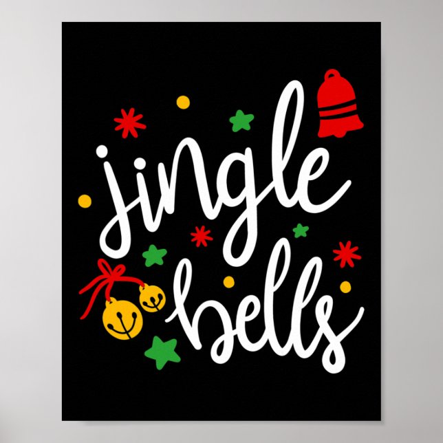 Affiche Jingle Bells Jingle All The Way Xmas Gift Christma (Devant)