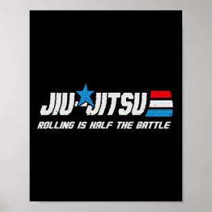 Affiche Jiu-jisu Bjj Mixed martial art Karate Arts martiau