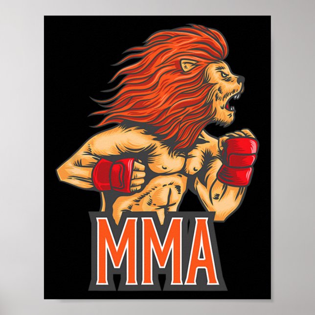 Affiche Jiu-jitsu, Boxe, Kickboxing, Et Mma S  (Devant)
