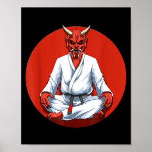 Affiche Jiu Jitsu Brésilien Grappling et BJJ