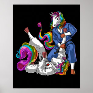 Affiche Jiu-Jitsu Unicorns