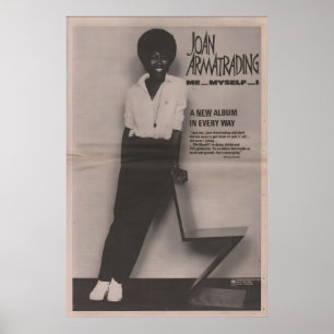 Affiche JOAN ARMATRADING - 1980 original NME - Moi
