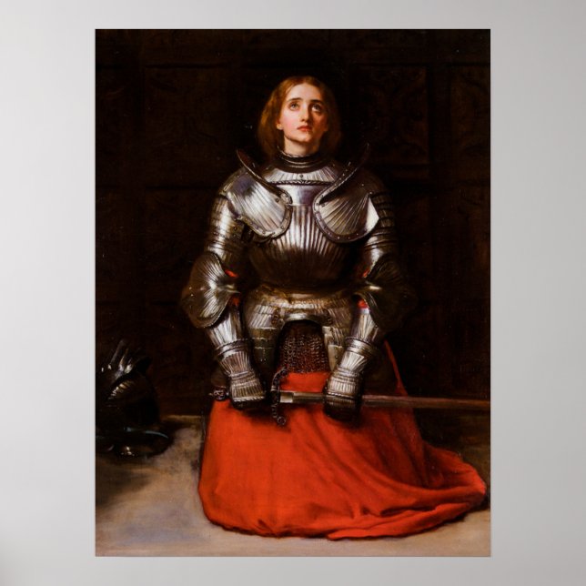 Affiche Joan of Arc by John Everett Millais (Devant)