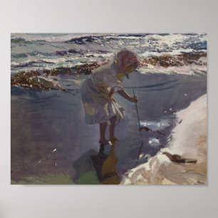 Affiche Joaquin Sorolla - Buscando Mariscos