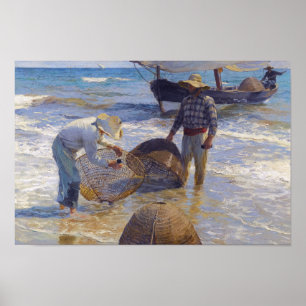 Affiche Joaquin Sorolla - Pêcheur valencien