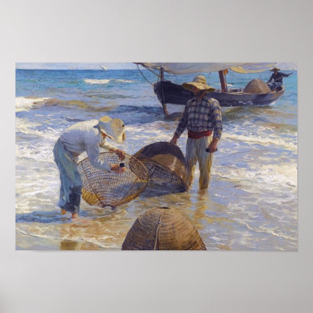 Affiche Joaquin Sorolla - Pêcheur valencien (Devant)