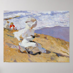 Affiche Joaquin Sorolla - serrage du moment
