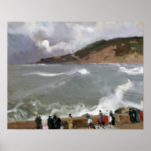 Affiche Joaquín Sorolla y Bastida Breakwater