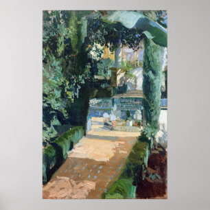 Affiche Joaquín Sorolla y Bastida Cour des Danses