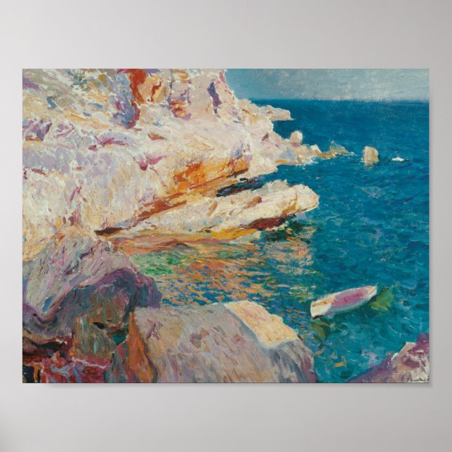 Affiche Joaquin Sorolla Y Bastida - Rocks At Javea. (Devant)