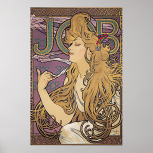 Affiche Job (1896) par Alphonse Mucha