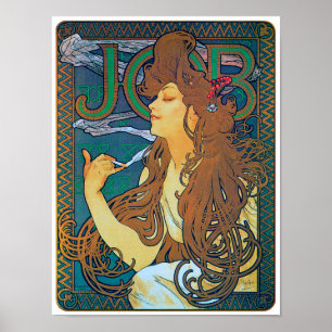 Affiche JOB, Mucha