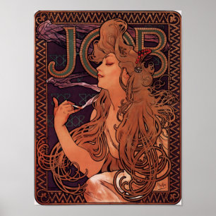 Affiche Job par Alfons Mucha - Art Nouveau