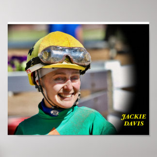 Affiche Jockey, Jackie Davis