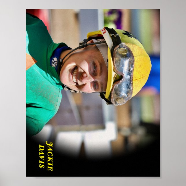 Affiche Jockey, Jackie Davis (Devant)