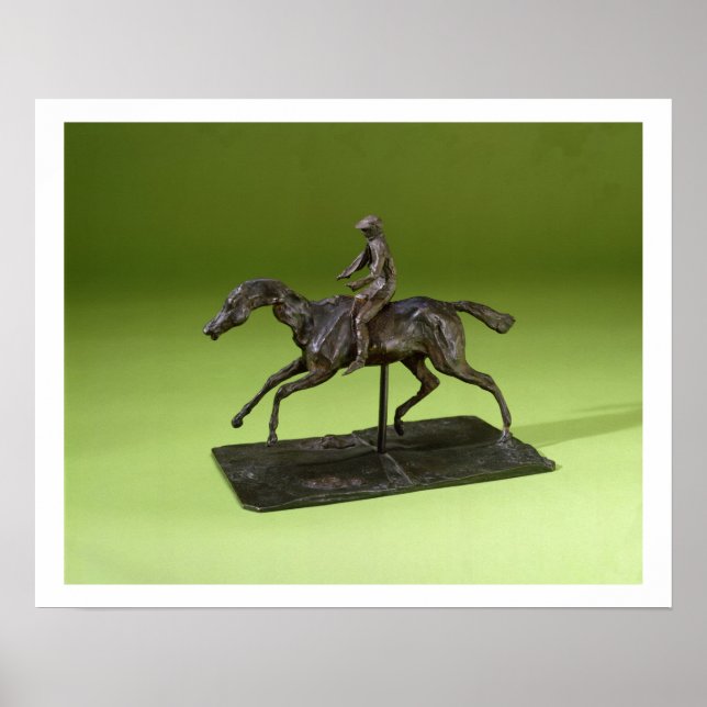 Affiche Jockey on a horse (Devant)