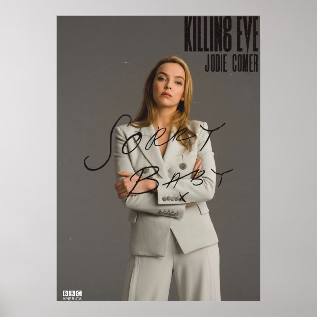 Affiche Jodie Comer dans Killing Eve Character (Devant)