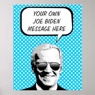 Affiche Joe Biden a pensé bulle
