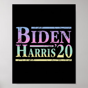 Affiche Joe Biden Kamala Harris 2020 Election Anti Trump