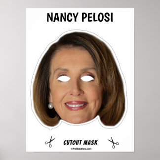 Affiche JOE BIDEN Masque Halloween