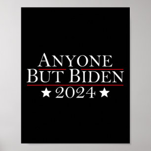 Affiche Joe Biden Tous sauf Biden 2024 Trump