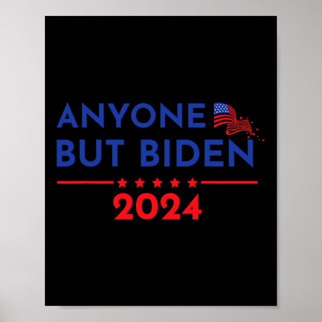 Affiche Joe Biden Tous sauf Biden 2024 Trump 1 (Devant)