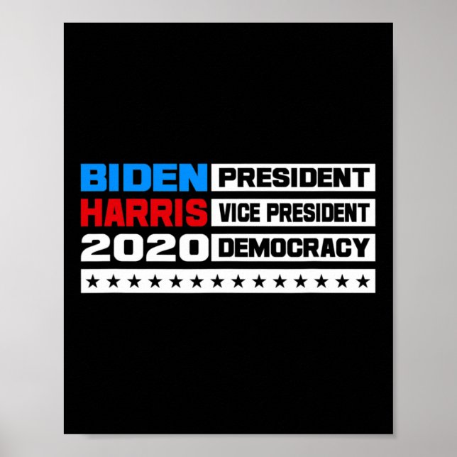 Affiche Joe Biden Vice-président Kamala Harris 2020 (Devant)