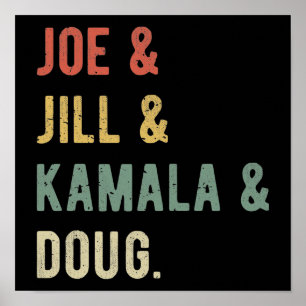 Affiche Joe & Jill & Kamala & Doug I