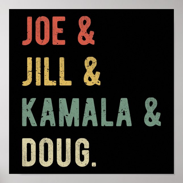 Affiche Joe & Jill & Kamala & Doug I (Devant)