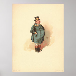 Affiche Joe (Le Gros Garçon) Kyd, Dickens The Pickwick Pap