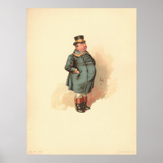 Affiche Joe (Le Gros Garçon) Kyd, Dickens The Pickwick Pap (Devant)