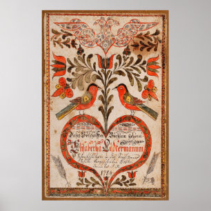 Affiche Johann Adam Eyer /Couverture pour un livre /