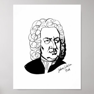 Affiche Johann Sebastian Bach