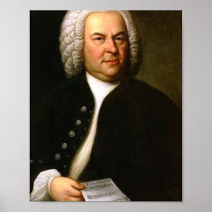 Affiche Johann Sebastian Bach