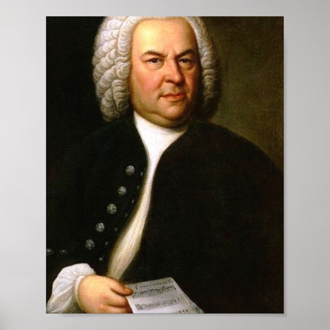 Affiche Johann Sebastian Bach (Devant)