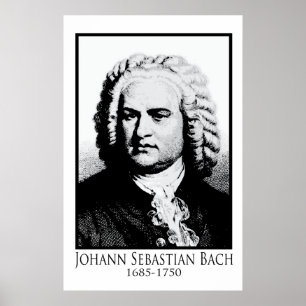 Affiche Johann Sebastian Bach