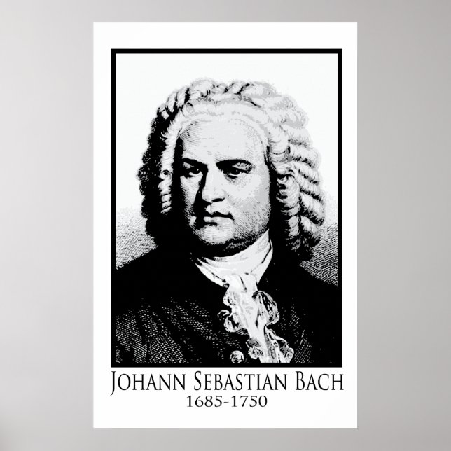 Affiche Johann Sebastian Bach (Devant)