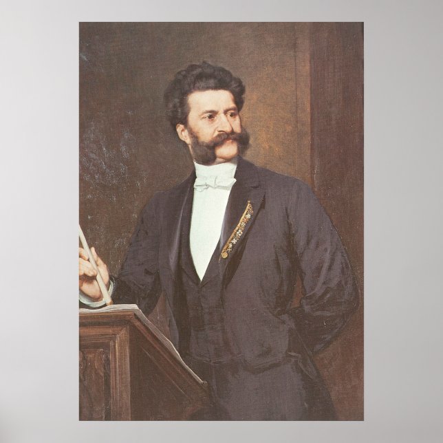 Affiche Johann Strauss II - Compositeur (Devant)