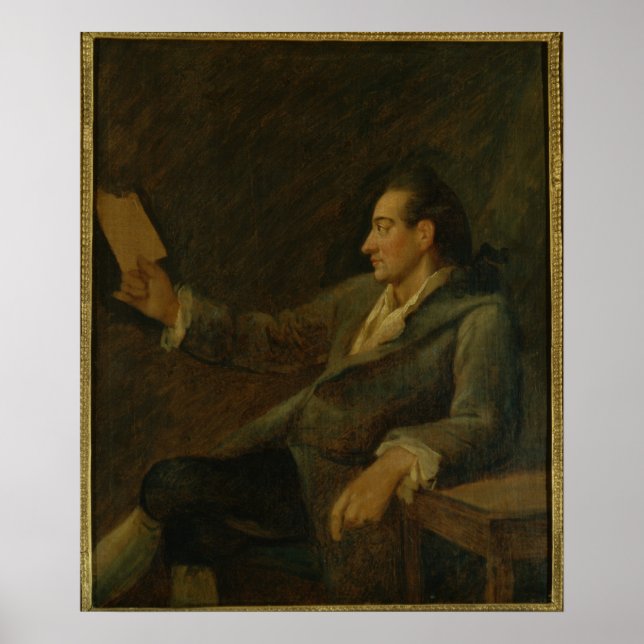 Affiche Johann Wolfgang von Goethe, 1775 (Devant)