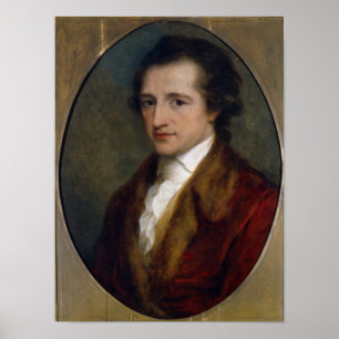 Affiche Johann Wolfgang von Goethe, 1775