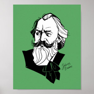 Affiche Johannes Brahms